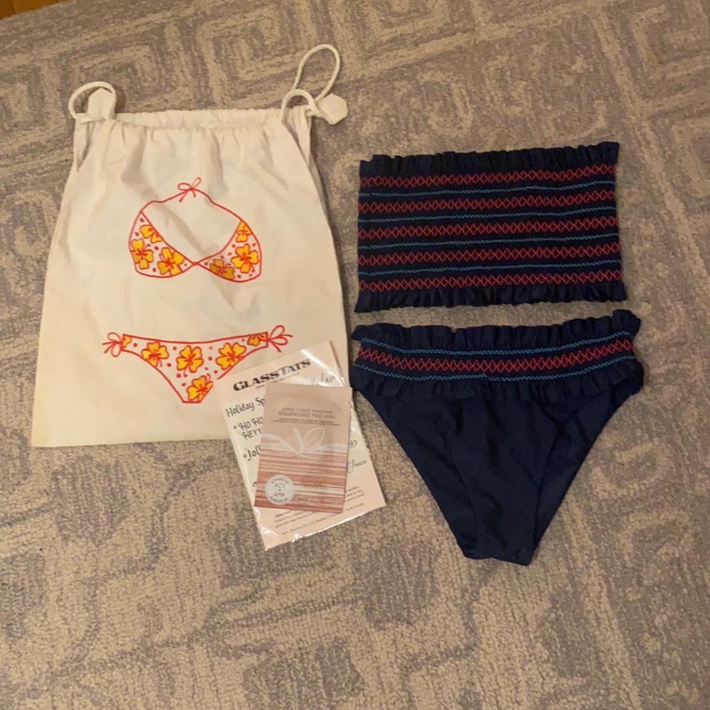Adorable swimsuit swim bag and surprise accessories!